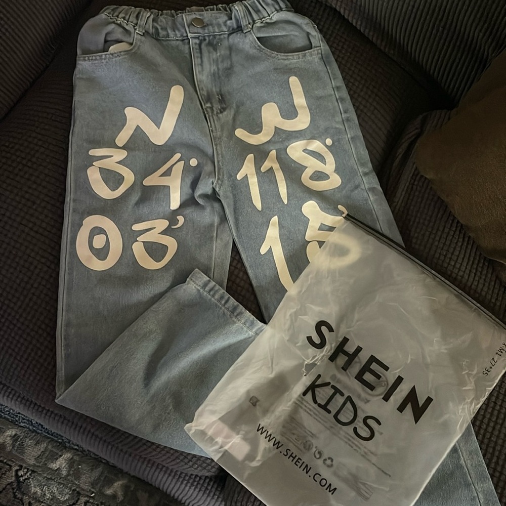 Brand new shein kids jeans size 9